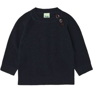 FUB Blouse - Gebreid - Wol - Dark Navy - FUB - 1 jaar (80) - Shirts