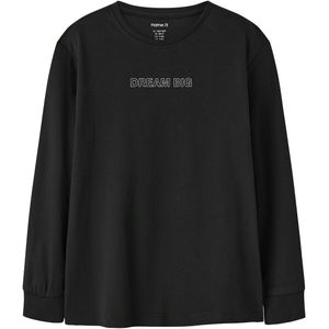Name It Blouse - NkmSean - Black - Name It - 11-12 jaar (146-152) - Shirts