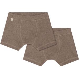 That's Mine Boxershorts - 2-pack - Rib - Cilas - Brown Gemeleerd - Thats Mine - 2 jaar (92) - Boxershorts