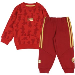 adidas Performance Set - Blouse/Broek - LK DY 100 JOG - Rood - adidas Performance - 10 jaar (140) - Blouse