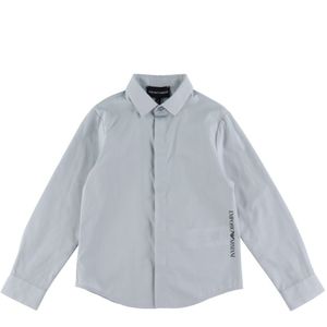 Emporio Armani Overhemd - Pearl Blue - Emporio Armani - 10 jaar (140) - Overhemd