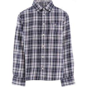 GANT Overhemd - Flonnel - Evening Blue m. Ruiten - GANT - 11-12 jaar (146-152) - Overhemd