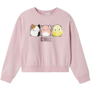 Name It Sweatshirt - NkfMomira - Squishmallows - Cameo Roze - Name It - 6 jaar (116) - Sweatshirt