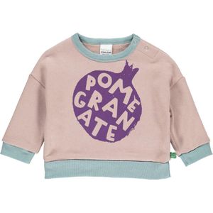 Freds World Sweatshirt - Veggie - Rose Hout m. Print - Freds World - 1 jaar (80) - Sweatshirt