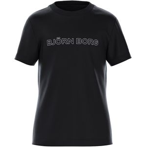 Björn Borg T-Shirt - Kasteel Essential 3 - Black Beauty - Björn Borg - 5-6 jaar (110-116) - T-Shirts