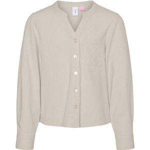 Vero Moda Girl Overhemd - VmMymilo - V-Neck - Silver Voering - Vero Moda Girl - 13 jaar (158) - Overhemd