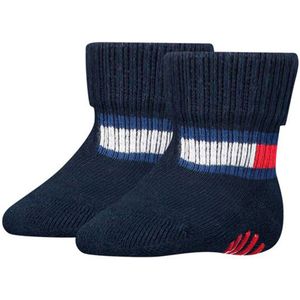 Tommy Hilfiger Sokken m. Anti-Slip - 2-pack - Baby Vlag - Tommy - Tommy Hilfiger - 15/18 - Sokken