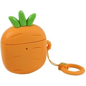 Mojippower - Carota - Beschermhoes voor AirPods - Zacht - Duurzaam