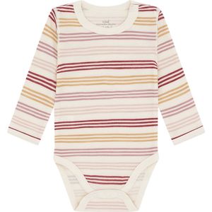 Hust and Claire Romper l/s - Wol/Bamboe Viscose - Baloo - Off Wh - Hust and Claire - 62 - Romper L/S