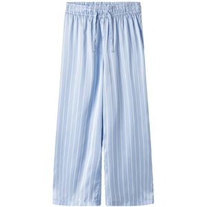 Name It Broek - Satin - NkfRuth - Kentucky Blue - Name It - 8 jaar (128) - Pyjama - Tweedelig