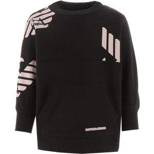 Emporio Armani Sweatshirt - Zwart/Roze - Emporio Armani - 16 jaar (176) - Sweatshirt