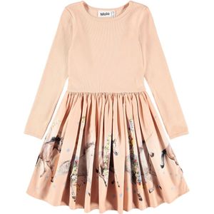 Molo Jurk - Rib - Casie Warm - Universeel Flora - Molo - 3-4 jaar (98-104) - Jurk