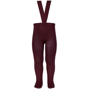 Condor Panty's m. Bretellen - Rib - Syrah - Condor - 12-24 mnd - Panty's