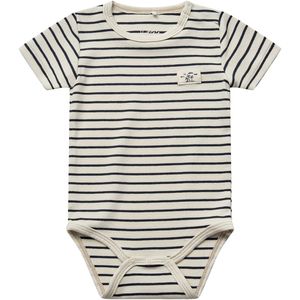 Sofie Schnoor Romper k/æ - Katoen/Viscose - Dark Blue - Sofie Schnoor - 56 - Romper S/S