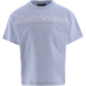 Emporio Armani T-Shirt - Cielo Invernale - Emporio Armani - 12 jaar (152) - T-Shirts