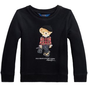 Polo Ralph Lauren Sweatshirt - Holiday - Zwart m. Knuffel - Polo Ralph Lauren - 2 jaar (92) - Sweatshirt