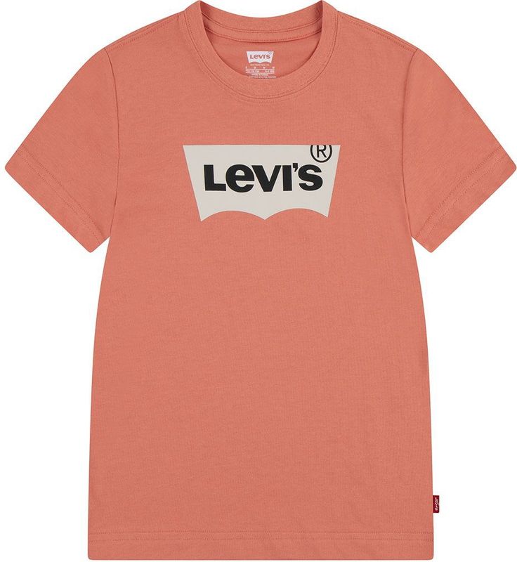 Levis T-Shirt - Vleermuisvleugel - Bruin Oranje - Levis - 12 jaar (152) - T-Shirt