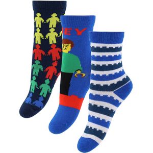 LEGO® Wear Sokken - 3-pack - Blauw - LEGO® Wear - 26/27 - Sokken