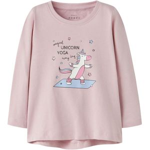 Name It Blouse - NmfViolet - Gepolijst Lilac/Unicorn Yoga - Name It - 2 jaar (92) - Shirts