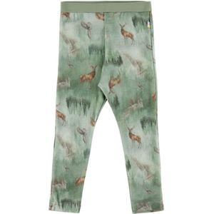 Joha Leggings - Wol - Groen m. Bos - Joha - 90 - Leggings - Wol