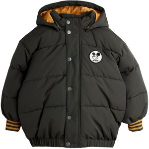 Mini Rodini Winterjas - Ritzratz Patch Puffer - Zwart - Mini Rodini - 6-7 jaar (116-122) - Winterjassen