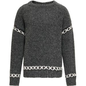 Kids Only Blouse - Gebreid - KokAmanda - Dark Grey Melange/Cloud - Kids Only - 7-8 jaar (122-128) - Shirts