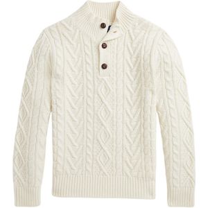 Polo Ralph Lauren Blouse - Wol - Cream - Polo Ralph Lauren - 10-12 jaar (140-152) - Shirts
