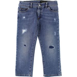 Dolce & Gabbana Jeans - in denimblauw - Dolce & Gabbana - 2 jaar (92) - Jeans