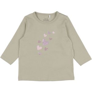 Name It Blouse - NbfVubie - Puur kasjmier/Hearts - Name It - 56 - Shirts