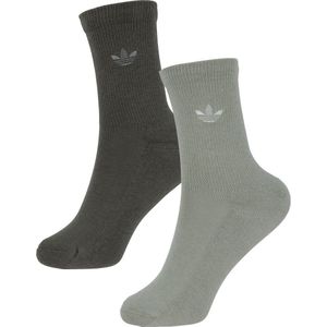 adidas - Two-toned Crew Socks - Groen - 2 Paar
