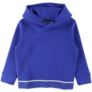 Emporio Armani Hoodie - Blauw - Emporio Armani - 16 jaar (176) - Hoodie