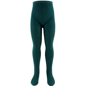 Molo Panty's - Rib - Cosmic Green m. Glitter - Molo - 3-4 jaar (98-104) - Panty's