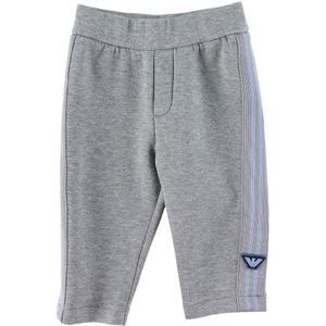 Emporio Armani Broek - Grijs Gevlekt m. Lichtblauw - Emporio Armani - 18 mnd - Broeken - Katoen