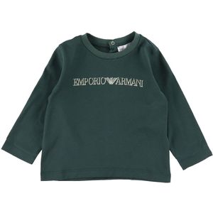 Emporio Armani Blouse - Green Gables m. Print - Emporio Armani - 9 mnd - Shirts