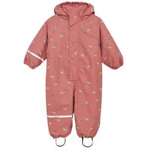 CeLaVi Regenpak m. Fleece - PU - Baksteen Dust m. Print - CeLaVi - 100 - Regenpak