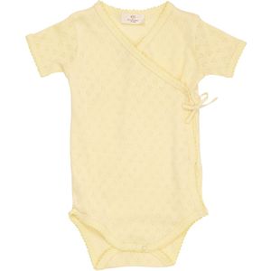 Copenhagen Colors Wikkelromper k/æ - Pale Yellow - Copenhagen Colors - 56 - Romper S/S