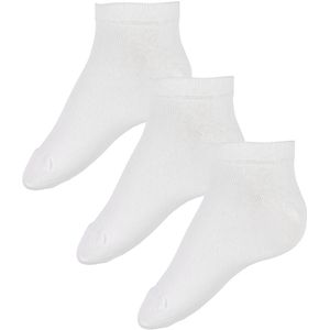Hound Enkelsokken - 3-pack - Wit - Hound - 35/38 - Sokken