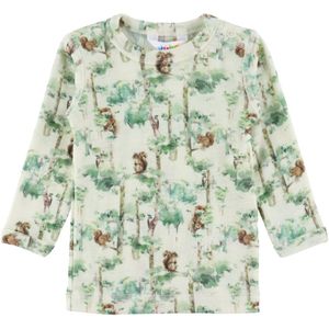 Joha Blouse - Wol - Off White m. Bomen - Joha - 60 - Shirts