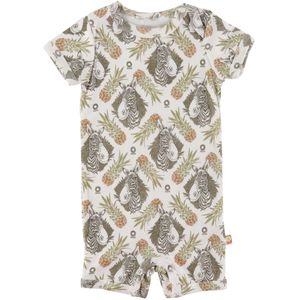 Katvig Zomerromper - Wit m. Tropisch Patroon - Katvig - 62 - Zomer Rompers