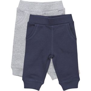 Minymo Joggingbroek - 2-pack - Dark Navy - Minymo - 2 jaar (92) - Joggingbroek