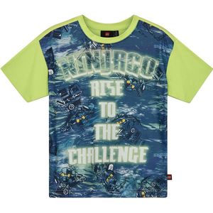 LEGO® Ninjago T-Shirt - LwTaffy 308 - Lichtgroen m. Print - LEGO® Wear - 4 jaar (104) - T-Shirts