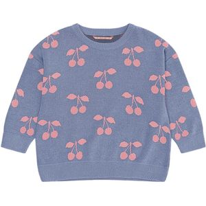 Konges Sløjd Blouse - Gebreid - Lapis - Purple Impressie - Konges Sløjd - 1 jaar (80) - Shirts