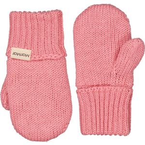 MarMar Wanten - Wol/Katoen - Gebreid - Alvilda - Raspberry - MarMar - 6-9 mnd - Wanten