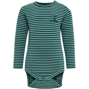Hummel Romper l/s - hmlMulle - Deep Teal - Hummel - 74 - Romper L/S