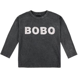 Bobo Choses Blouse - Dark Grey - Bobo Choses - 4-5 jaar (104-110) - Shirts