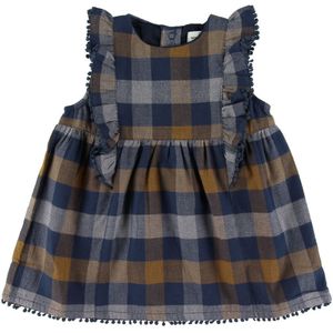 Mini A Ture Jurk - April - Black Iris Blue - Mini A Ture - 1 jaar (80) - Jurk
