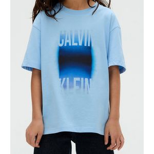 Calvin Klein T-Shirt - Verloopgrafiek - Blue Bell - Calvin Klein - 8 jaar (128) - T-Shirts