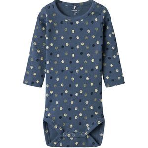 Name It Romper L/æ - NbmSmiles - China Blue - Name It - 50 - Romper L/S