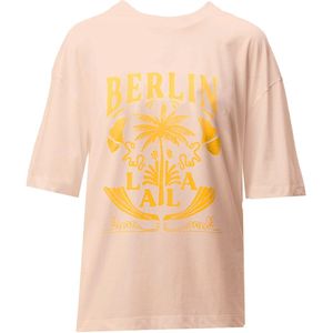 Lala Berlin T-Shirt - Celia - Lala Palm Roze - Lala Berlin - S - Small - T-Shirts