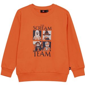 LEGO® Wear Sweatshirt - LwSaku - Oranje - LEGO® Wear - 4 jaar (104) - Sweatshirt